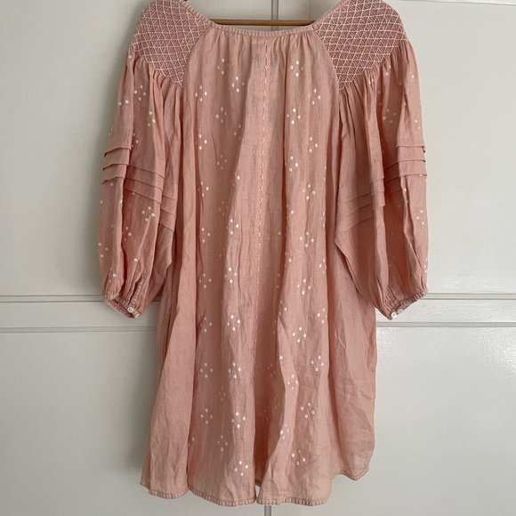 SOLD ♥️ INNIKA CHOO Mini Smock Dress, Size 1 - Picture 3 of 7